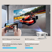 LONNST X3 Projecteur LED 150 Lumens 2mm Audio 1280*720P Pixels USB Mini Projecteur Home Media Player Lcd Project