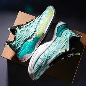 รองเท้าบาสเก็ตบอลกลางแจ้งสำหรับผู้ชายและผู้หญิงแบบมืออาชีพ ระบายอากาศได้ดี ดีไซน์เรืองแสงในที่มืด เหมาะสำหรับการเล่นกีฬาและการออกกำลังกาย - Product Image 6