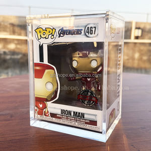 SHP meilleures ventes acrylique Funko Pop capitaine amérique <span class=keywords><strong>Iron</strong></span> <span class=keywords><strong>Man</strong></span> Thanos modèle Figure Funkos Pop protecteur vitrine de haute qualité - Product Image 2