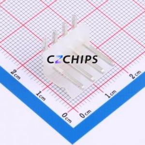 CH3.96-4P WZ Wire-to-Board Pin Header Bent Lead Through Hole,P=3.96mm Connector 1x4P 3.96mm Right Angle Insert CH - Product Image 1