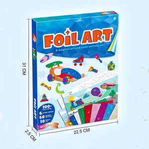 Kunden spezifische Folie Kunst Fee Prinzessin Eva Aufkleber Kunst Folie Spaß Kunst Kit für Kinder No Mess Creative Toy - Product Image 2