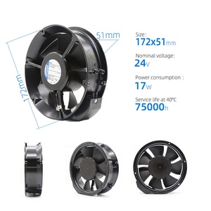 Ventiladores Axiales de Refrigeración para Gabinetes de Inversores ABB, ebmpapst 6224N, 24V DC, 710mA, 18W, 172*51mm, 410m3/h, con Rodamientos de Bolas - Product Image 2