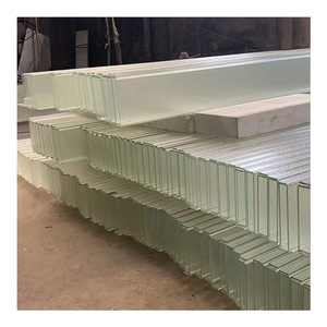 <span class=keywords><strong>Verre</strong></span> en U de cintrage à chaud givré personnalisé <span class=keywords><strong>verre</strong></span> <span class=keywords><strong>trempé</strong></span> en forme de U pour mur rideau - Product Image 1
