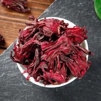 Roselle rouge séchée biologique Hibiscus Fleurs entières Herbes naturelles pour le thé Forme traitée brute Hibiscus de Chine
