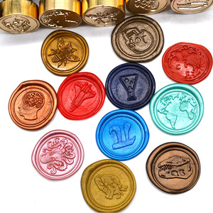 Perles de <span class=keywords><strong>cire</strong></span> en laiton avec manche en bois pour <span class=keywords><strong>sceau</strong></span> de <span class=keywords><strong>cire</strong></span> personnalisé avec votre propre logo - Product Image 6