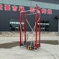 Beiqiang Yeni Elektrikli Vinç Alüminyum İskele Asansörü Özelleştirilebilir 8m Yükseklik 500kg Kapasiteli Çelik Halatlı Uzaktan Kumandalı Oteller İçin