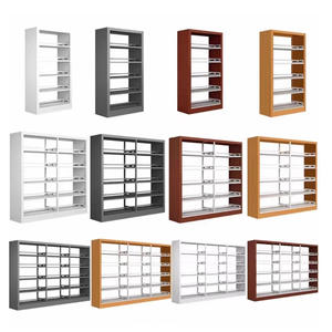 Deposito Design moderno nero bianco ferro grande alto soggiorno ufficio biblioteca scuola cubo metallo libreria libreria - Product Image 3