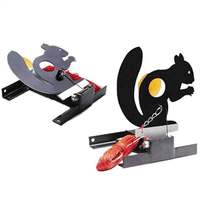 Cible de tir rotative en acier robuste avec conception réglable, pour entraînement tactique extérieur, en forme d'animal, accessoire d'entraînement