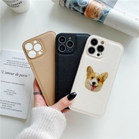 Dropshipping Cadeau personnalisé étui de téléphone portable en cuir véritable étui de téléphone iphone étui de téléphone avec lentille emballage complet étui de téléphone anti-chute