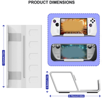 Support de bureau support de stockage support pour pont Steam/ROG Ally console de jeu téléphone support en alliage d'aluminium