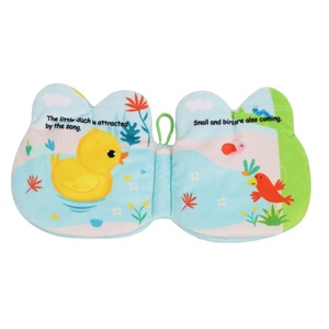 Personnalisé silencieux 3D doux grenouille histoire livre jouet unisexe enfants apprentissage précoce activité sensorielle pour 3-6 <span class=keywords><strong>mois</strong></span> bébé - Product Image 5