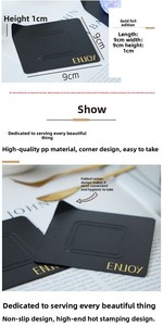 9CM Mini Cake Baking Packaging Mousse Cake Plastic Base <strong>Tray</strong> Liner Square Pastry <strong>Dessert</strong> Slice Gold Stamping Black Card <strong>Tray</strong> - Product Image 2