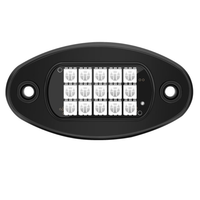 Feux d'ambiance et de fond automobiles, feux arrière 12V LED RGB avec contrôle par application, lumières décoratives pour camion, étanches IP67, 20W