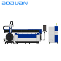 Machine de découpe laser fibre CNC Boduan 3015 1530 pour métaux, 2000W 4000W 6000W, découpeuse laser de tubes et tuyaux, prix pour tôles d'acier