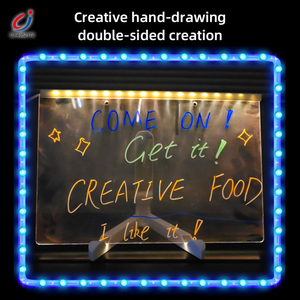 Chengji Led Tekenblok Lichtgevende Acryl Memo Bericht Wissen Bord Creatieve Diy Schilderij Set Voor Kinderen Educatief Speelgoed - Product Image 4