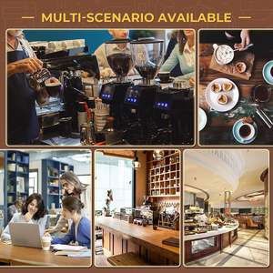 Molinillo de Café Eléctrico Profesional, Molinillo Manual para Cafetería, Molinillo Comercial de Espresso con Muelas Planas - Product Image 6