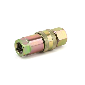 Kopling Selang Hidrolik Krom Heksavalen ISO7241-a Double Shut-off 1/4 Inci - Product Image 3