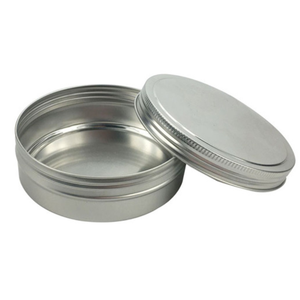 Vente en gros de pots cosmétiques en <span class=keywords><strong>aluminium</strong></span> de 4 oz avec couvercles - Boîtes métalliques rondes pour crème, fabrication de bougies, emballage (logo personnalisé disponible) - Product Image 4