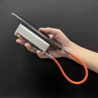 Nuevo Cable Corto Portátil TPE 2026 Popular con Carga Rápida Tipo C e Indicador Luminoso para iPhone 17 y Power Bank