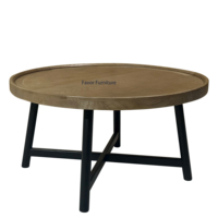 Table basse moderne en bois solide, appropriée aux salons et aux salles à manger
