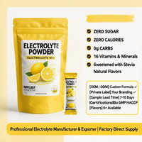 Fabricant de compléments alimentaires, poudre de boisson énergétique à base de plantes, boisson électrolytique Keto, sachets de poudre d'électrolytes Keto