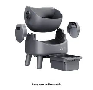 Selbst reinigende Katzen toilette mit Open-Top-Design APP-Steuerung Doppelte Sicherheits sensoren Automatische Katzen toilette Geeignet für Mehr katzen - Product Image 4