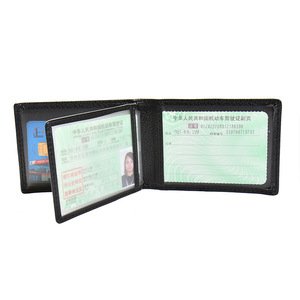 Funda de cuero para licencia de conducir, 5 pulgadas, color sólido, unisex, para uso diario - Product Image 4