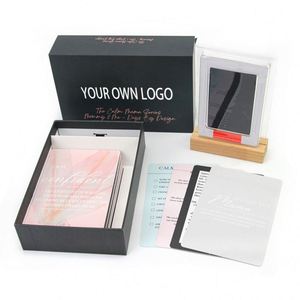 <b>Personalise</b> Custom Luxury Affirmation Card Wooden Stand Motivational Positive Cards - Product Image 6