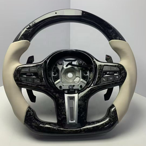 Volante Deportivo de Fibra de Carbono para <span class=keywords><strong>BMW</strong></span> F40 F44 F92 F97 G02 G05 G06 G20 G21 G22 G26 G29 G30 G80 G81 G82 G87 I4 X3 X4 X5 - Product Image 4