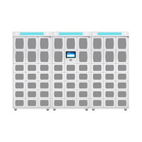 Distributeur Automatique Intelligent de Plats Chauds – Casier Efficace à Verrou Électronique – Distributeur de Nourriture Préassemblé 19 Compartiments en Acier Laminé à Froid – Certifié CE