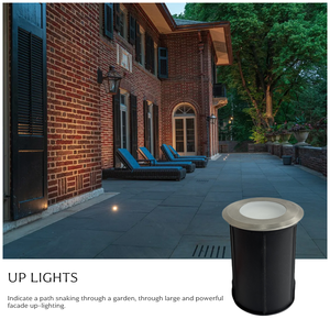 Éclairage <span class=keywords><strong>LED</strong></span> extérieur 3W, <span class=keywords><strong>spot</strong></span> rond, étanche IP67, lumière décorative encastrée au sol, corps en acier inoxydable 316 - Product Image 2