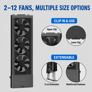 Ventilateur de fenêtre électrique extensible sans perçage à roulement à billes, OEM, à faible consommation d'énergie, détachable et facile à entretenir - Product Image 2