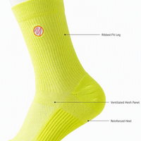 Chaussettes de badminton athlétiques pour hommes et femmes, avec logo personnalisé, soutien de la voûte plantaire, respirantes, pour le sport, OEM ODM