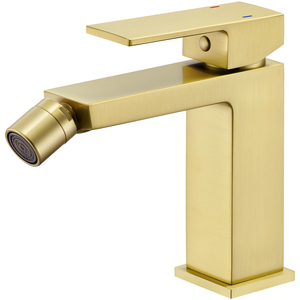 304 Stainless Steel Luxury Mount Bathroom Single Handle Brushed Cold Hot Water Mixer <b>Taps</b> <b>Bidet</b> Faucets - Product Image 1