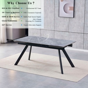 Tavoli da Pranzo con Piano in Ceramica Disponibili in Stock, Tavolo da Cucina Espandibile, Vendita all'Ingrosso dalla Fabbrica OKAY - Product Image 1