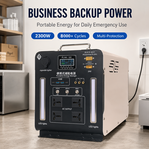 แหล่งจ่ายไฟสำรองแบบพกพา 150Ah พร้อมพอร์ตเอาต์พุตไฟฟ้ากระแสสลับ 220V พอร์ต DC24V พอร์ต USB-C และไฟ LED ใช้งานร่วมกับเครื่องชาร์จไฟได้ - Product Image 1