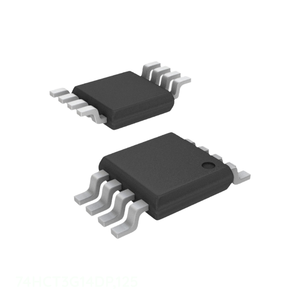 ชิ้นส่วนอิเล็กทรอนิกส์8 TSSOP 8 MSOP (ความกว้าง0.118 "3.00มม.) 74HCT3G14DP125ลอจิกช่องทางผู้ผลิต - Product Image 1