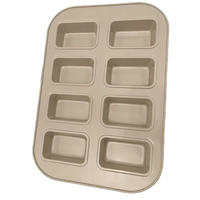 Assiette à huit compartiments en acier au carbone, écologique, résistante au four, accessoires pour gâteaux