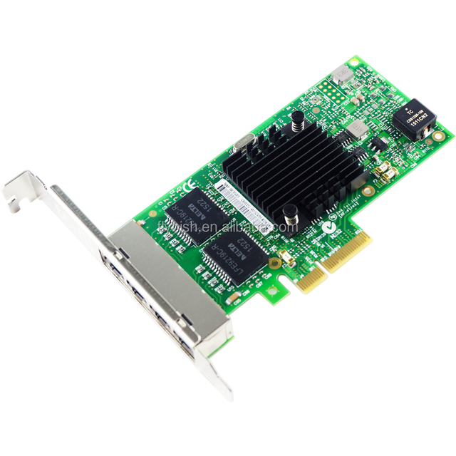 Intel I350AM4 Chip 10/100/1000mbps Gigabit Quad-Port Network Card PCI Express Ethernet Server Adapter I350-T4 Internal in Stock