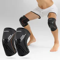 Genouillères de compression en néoprène 7 mm, excellent soutien pour le cross-training, la musculation, la force athlétique, les squats # HX2226