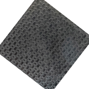 201 304 316 Feuille d'acier inoxydable texturée à motif de paille martelée à la main pour la décoration - Product Image 1