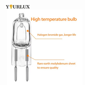 Tùy Chỉnh Đèn <span class=keywords><strong>Halogen</strong></span> <span class=keywords><strong>G5.3</strong></span> 220V <span class=keywords><strong>20W</strong></span> 35W 50W G6.35 Bóng Đèn <span class=keywords><strong>Halogen</strong></span> Cho Đèn Pha Lê Chiếu Bóng Đèn Không Bóng - Product Image 2