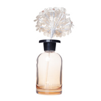 Bouteille d'aromathérapie de parfum d'arôme de parfum de maison de luxe avec logo personnalisé pour diffuseur de roseaux en verre
