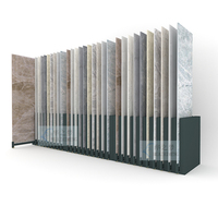 Présentoir coulissant pratique pour carreaux de porcelaine présentoir Push Pull pour dalles de marbre supports pour carreaux de sol pierre Quartz présentoirs en métal