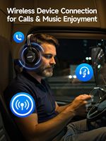Système d'intercom sans fil SYNCO Xtalk XMax9, communication 2.4G, microphone de casque omnidirectionnel, réduction du bruit, léger