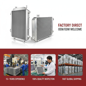 20460178หม้อน้ำรถบรรทุกอลูมิเนียมสำหรับ <span class=keywords><strong>Volvo</strong></span> FM FM9 FM12แถบระบายความร้อนเครื่องยนต์ <span class=keywords><strong>FH12</strong></span> 100% brazed รั่ว - Product Image 2