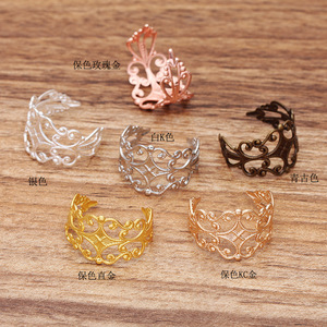 (06177)z Anello interamente in rame, accessori vintage all'ingrosso - Product Image 2