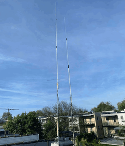 เสาอากาศรีพีทเตอร์แบบ Omni สำหรับสถานีฐานภายนอกอาคาร X520M 5.2M 200w Diamonds  แบบสองย่านความถี่ 144/430MHz 2M/70CM  วัสดุไฟเบอร์กลาส - Product Image 2