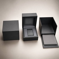 Caja de Regalo para Reloj Hecha a Mano de Lujo, Caja de Embalaje de Cartón Rígido Premium con Logotipo Personalizado, Juego de Caja para Reloj y Joyería Personalizada