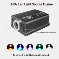 Kit d'éclairage d'ambiance intérieur pour voiture à fibres optiques scintillantes RGBW 16W, vente en gros, directement de l'usine, OEM ODM
